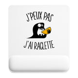 Tapis de souris ergonomique avec repose-poignet, accessoire bureau pour femme et homme, fête des pères, cadeau pas cher, idée cadeau fête des mères, secret santa, départ à la retraite, télétravail et gaming