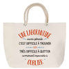 Sac Fête des Mères Mamie Famille Idée Cadeau anniversaire Noël Travail Boulot Métier Départ Retraite Collègue Femme cabas shopping plage