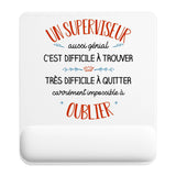 Tapis de souris ergonomique avec repose-poignet, accessoire bureau pour femme et homme, fête des pères, cadeau pas cher, idée cadeau fête des mères, secret santa, départ à la retraite, télétravail et gaming