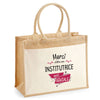 Sac Fête des Mères Mamie MAman Soeur Femme Famille Idée Cadeau anniversaire Noël Travail Boulot Métier Départ Retraite Collègue Femme cabas shopping plage