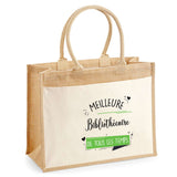 Sac Fête des Mères Mamie MAman Soeur Femme Famille Idée Cadeau anniversaire Noël Travail Boulot Métier Départ Retraite Collègue Femme cabas shopping plage