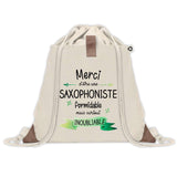Sac à dos avec pochette Merci Saxophoniste Inoubliable Femme