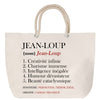 Sac Fête des Mères Mamie Famille Idée Cadeau anniversaire Noël Travail Boulot Métier Départ Retraite Collègue Femme cabas shopping plage