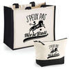 Cabas homme ou femme sac plage ou shopping tote bag pochette trousse Idée cadeau original pour anniversaire Noël travail départ retraite collègue famille fete des mères fetes des pères papa maman mamie papi