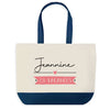 Sac de shopping bleu Jeannine en Vacances