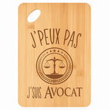 Planche bambou gravée personnalisée homme idée cadeau Fête des Pères apéro 30×20 prénom cuisine plateau fromage anniversaire noel papa papi 
