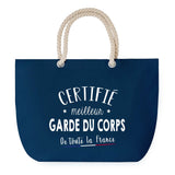 Sac de plage Bleu anse corde Certifié meilleur Garde Du Corps