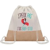 Sac Fête des Mères Mamie Maman Cadeau anniversaire Noël Travail Métier Départ Retraite Collègue Femme cabas shopping plage