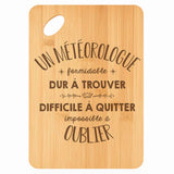 Planche bambou gravée personnalisée homme idée cadeau Fête des Pères apéro 30×20 prénom cuisine plateau fromage anniversaire noel papa papi 