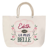 Sac Fête des Mères Mamie Famille Idée Cadeau anniversaire Noël Travail Boulot Métier Départ Retraite Collègue Femme cabas shopping plage