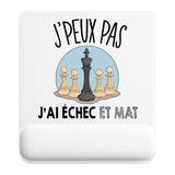 Tapis de souris ergonomique avec repose-poignet, accessoire bureau pour femme et homme, fête des pères, cadeau pas cher, idée cadeau fête des mères, secret santa, départ à la retraite, télétravail et gaming