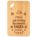 Planche à découper cadeau Noël famille amis papa maman mamie papi, idée cadeau apéro et cuisine, Secret Santa