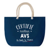Sac de plage Bleu anse corde Certifié meilleur Avs