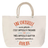 Sac Fête des Mères Mamie Famille Idée Cadeau anniversaire Noël Travail Boulot Métier Départ Retraite Collègue Femme cabas shopping plage