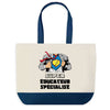 Sac de shopping bleu Super Éducateur Spécialisé