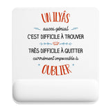 Tapis de souris ergonomique avec repose-poignet, accessoire bureau pour femme et homme, fête des pères, cadeau pas cher, idée cadeau fête des mères, secret santa, départ à la retraite, télétravail et gaming