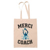 Noël cadeau de départ à la retraite cadeau de fin d'année scolaire idée cadeau cadeau de remerciement anniversaire coach sport sac cabas totebag sac jute