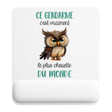 Tapis de souris ergonomique avec repose-poignet, accessoire bureau pour femme et homme, fête des pères, cadeau pas cher, idée cadeau fête des mères, secret santa, départ à la retraite, télétravail et gaming