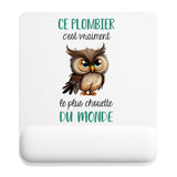 Tapis de souris ergonomique avec repose-poignet, accessoire bureau pour femme et homme, fête des pères, cadeau pas cher, idée cadeau fête des mères, secret santa, départ à la retraite, télétravail et gaming