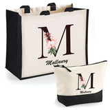 Cabas femme sac plage ou shopping tote bag pochette trousse Idée cadeau original pour anniversaire Noël travail départ retraite collègue famille fete des mères maman mamie