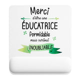 Tapis de souris ergonomique avec repose-poignet, accessoire bureau pour femme et homme, fête des pères, cadeau pas cher, idée cadeau fête des mères, secret santa, départ à la retraite, télétravail et gaming