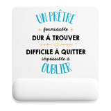Tapis de souris ergonomique avec repose-poignet, accessoire bureau pour femme et homme, fête des pères, cadeau pas cher, idée cadeau fête des mères, secret santa, départ à la retraite, télétravail et gaming