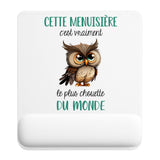 Tapis de souris ergonomique avec repose-poignet, accessoire bureau pour femme et homme, fête des pères, cadeau pas cher, idée cadeau fête des mères, secret santa, départ à la retraite, télétravail et gaming