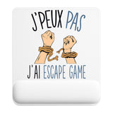 Tapis de souris ergonomique avec repose-poignet, accessoire bureau pour femme et homme, fête des pères, cadeau pas cher, idée cadeau fête des mères, secret santa, départ à la retraite, télétravail et gaming
