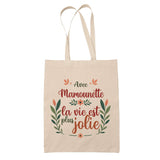 Sac Tote Bag Fête des Mères Fêtes des Pères Mamie Papi Famille Idée Cadeau anniversaire Noël Travail Boulot Métier Départ Retraite Collègue Femme Homme