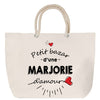 Sac Fête des Mères Mamie Famille Idée Cadeau anniversaire Noël Travail Boulot Métier Départ Retraite Collègue Femme cabas shopping plage