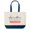 Sac de shopping bleu Animatrice en Vacances