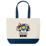Sac de shopping bleu Super Bébé