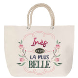 Sac Fête des Mères Mamie Famille Idée Cadeau anniversaire Noël Travail Boulot Métier Départ Retraite Collègue Femme cabas shopping plage