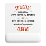 Tapis de souris ergonomique avec repose-poignet, accessoire bureau pour femme et homme, fête des pères, cadeau pas cher, idée cadeau fête des mères, secret santa, départ à la retraite, télétravail et gaming