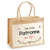 Sac Fête des Mères Mamie MAman Soeur Femme Famille Idée Cadeau anniversaire Noël Travail Boulot Métier Départ Retraite Collègue Femme cabas shopping plage