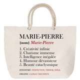 Sac Fête des Mères Mamie Famille Idée Cadeau anniversaire Noël Travail Boulot Métier Départ Retraite Collègue Femme cabas shopping plage