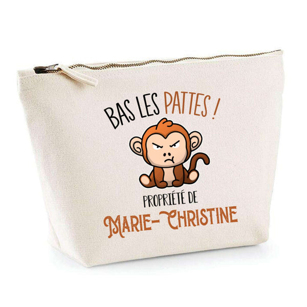 Trousse pochette de rangement maquillage Fête des Mères Mamie Famille Idée Cadeau anniversaire Noël Travail Boulot Métier Départ Retraite Collègue Femme