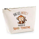 Trousse pochette de rangement maquillage Fête des Mères Mamie Famille Idée Cadeau anniversaire Noël Travail Boulot Métier Départ Retraite Collègue Femme