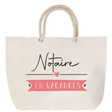 Sac Fête des Mères Mamie Famille Idée Cadeau anniversaire Noël Travail Boulot Métier Départ Retraite Collègue Femme cabas shopping plage