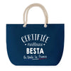 Sac de plage Bleu anse corde Certifiée meilleure Besta