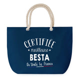 Sac de plage Bleu anse corde Certifiée meilleure Besta