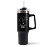 Mug isotherme Joyeux noël Milo cerf Noir