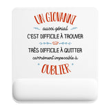 Tapis de souris ergonomique avec repose-poignet, accessoire bureau pour femme et homme, fête des pères, cadeau pas cher, idée cadeau fête des mères, secret santa, départ à la retraite, télétravail et gaming