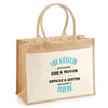 Sac Fête des Mères Mamie MAman Soeur Femme Famille Idée Cadeau anniversaire Noël Travail Boulot Métier Départ Retraite Collègue Femme cabas shopping plage