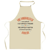 Cadeau Cuisinier cuisinière mère maman papa père mamie papi Vêtement Blouse de protection Barbecue Jardinage Tablier de Travail Tâches ménagères 