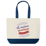 Sac de shopping bleu Sociologue Meilleur du Monde