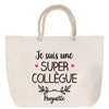 Sac Fête des Mères Mamie Famille Idée Cadeau anniversaire Noël Travail Boulot Métier Départ Retraite Collègue Femme cabas shopping plage