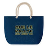 Sac de plage Bleu anse corde Rallye soit avec toi