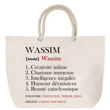 Sac Fête des Mères Mamie Famille Idée Cadeau anniversaire Noël Travail Boulot Métier Départ Retraite Collègue Femme cabas shopping plage