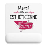 Tapis de souris ergonomique avec repose-poignet, accessoire bureau pour femme et homme, fête des pères, cadeau pas cher, idée cadeau fête des mères, secret santa, départ à la retraite, télétravail et gaming